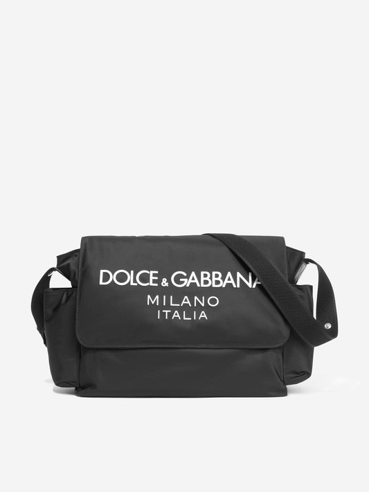 Dolce & Gabbana 黑色婴儿徽标尿布包(42.5 厘米)