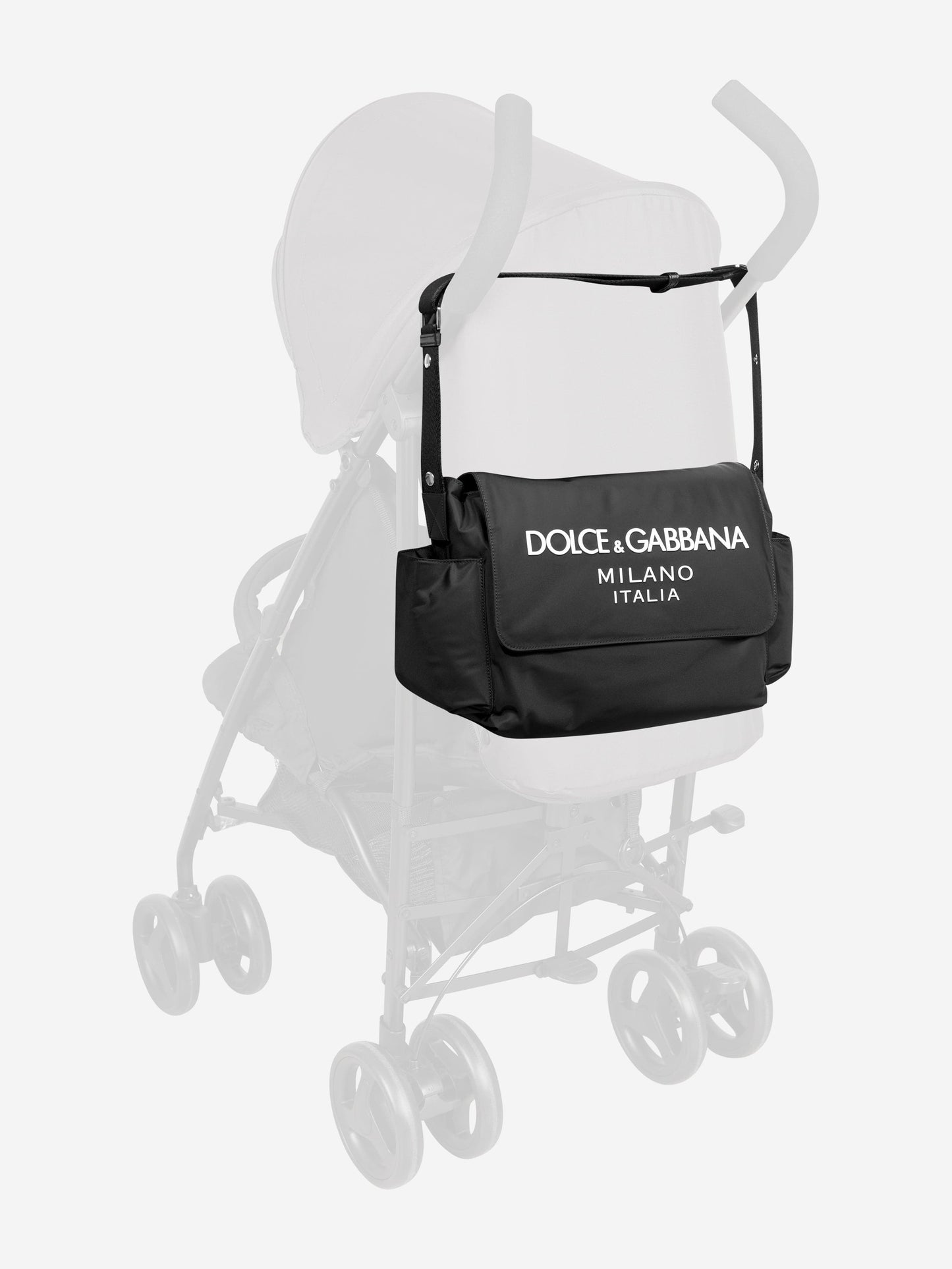 Dolce & Gabbana 黑色婴儿徽标尿布包(42.5 厘米)