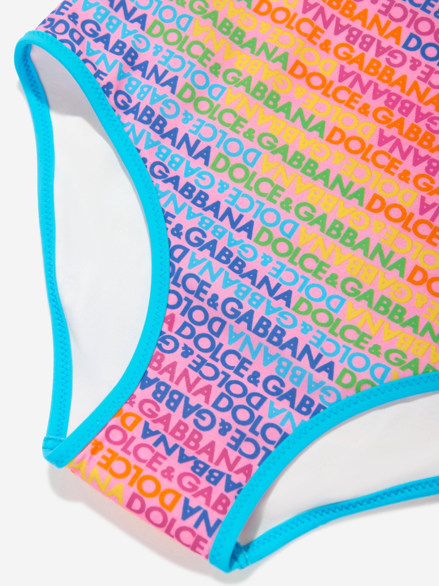Dolce & Gabbana 女童 Logomania 多色泳衣