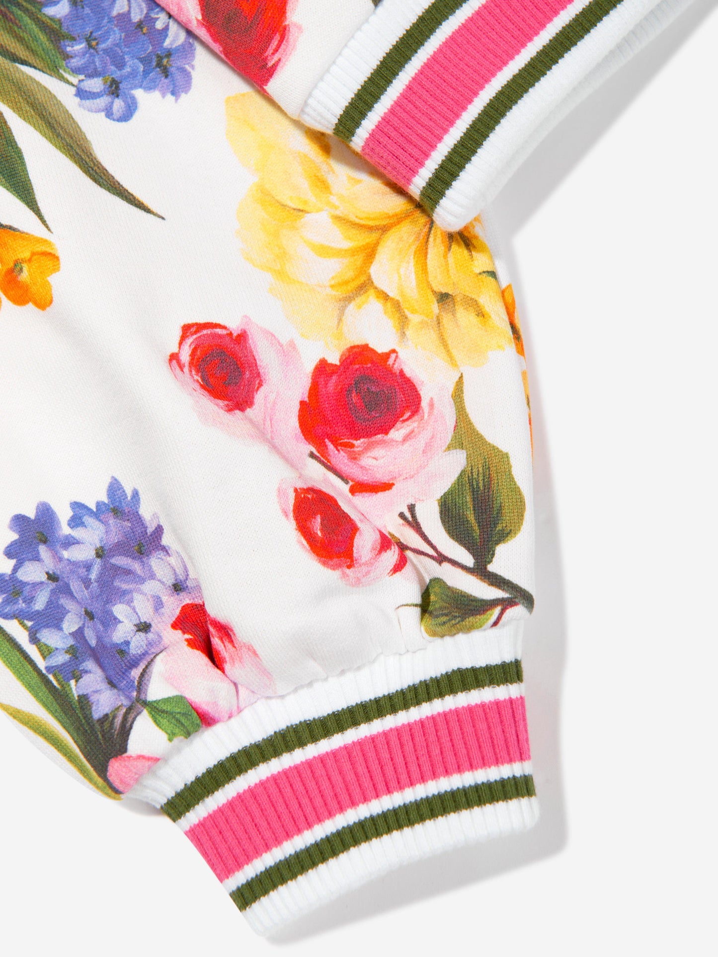 Dolce & Gabbana 女童花朵印花拉链上衣(多色)