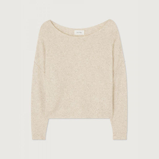 女士米色针织毛衣