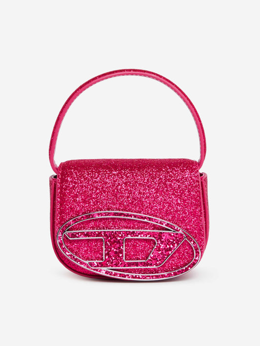 Diesel Girls 椭圆形 D 标志手提包 粉色(20 厘米)