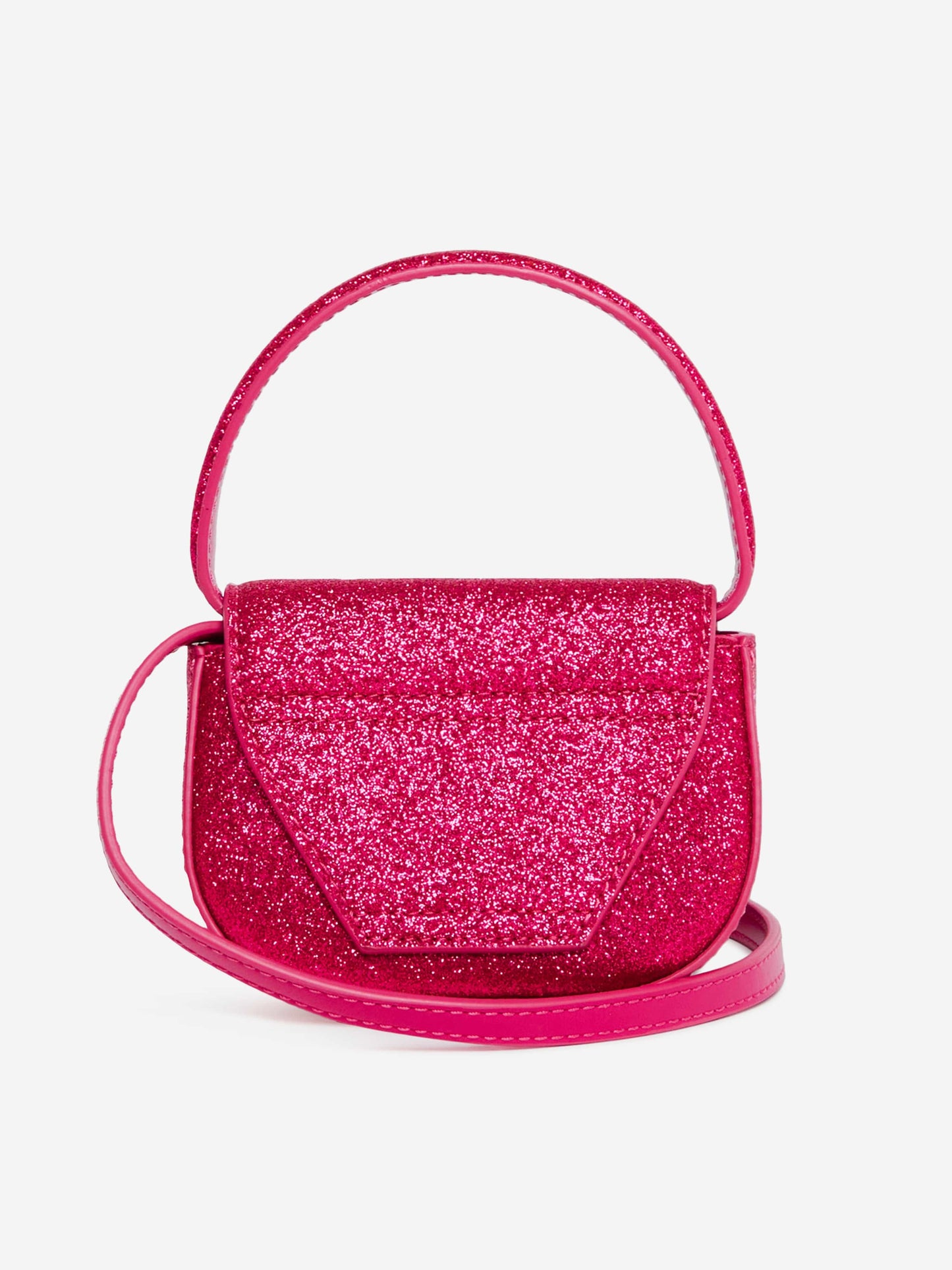 Diesel Girls 椭圆形 D 标志手提包 粉色(20 厘米)