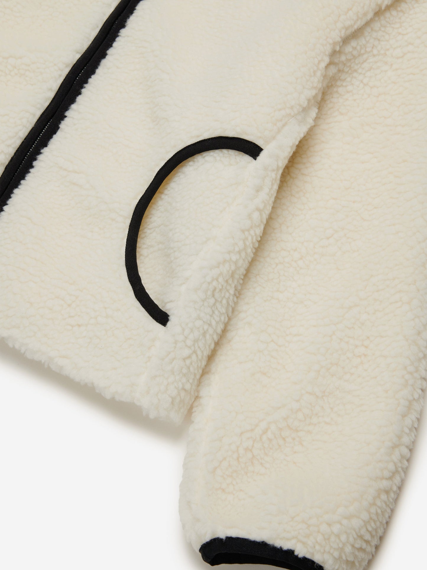 Diesel Girls 象牙色摇粒绒夹克