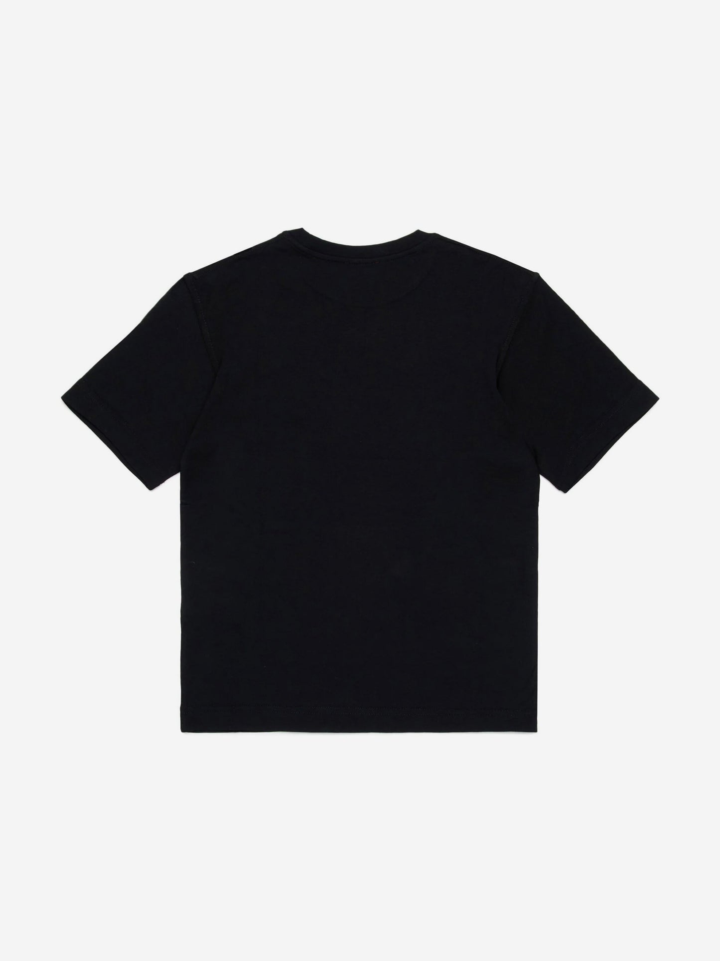 Diesel Kids 黑色徽标 T 恤