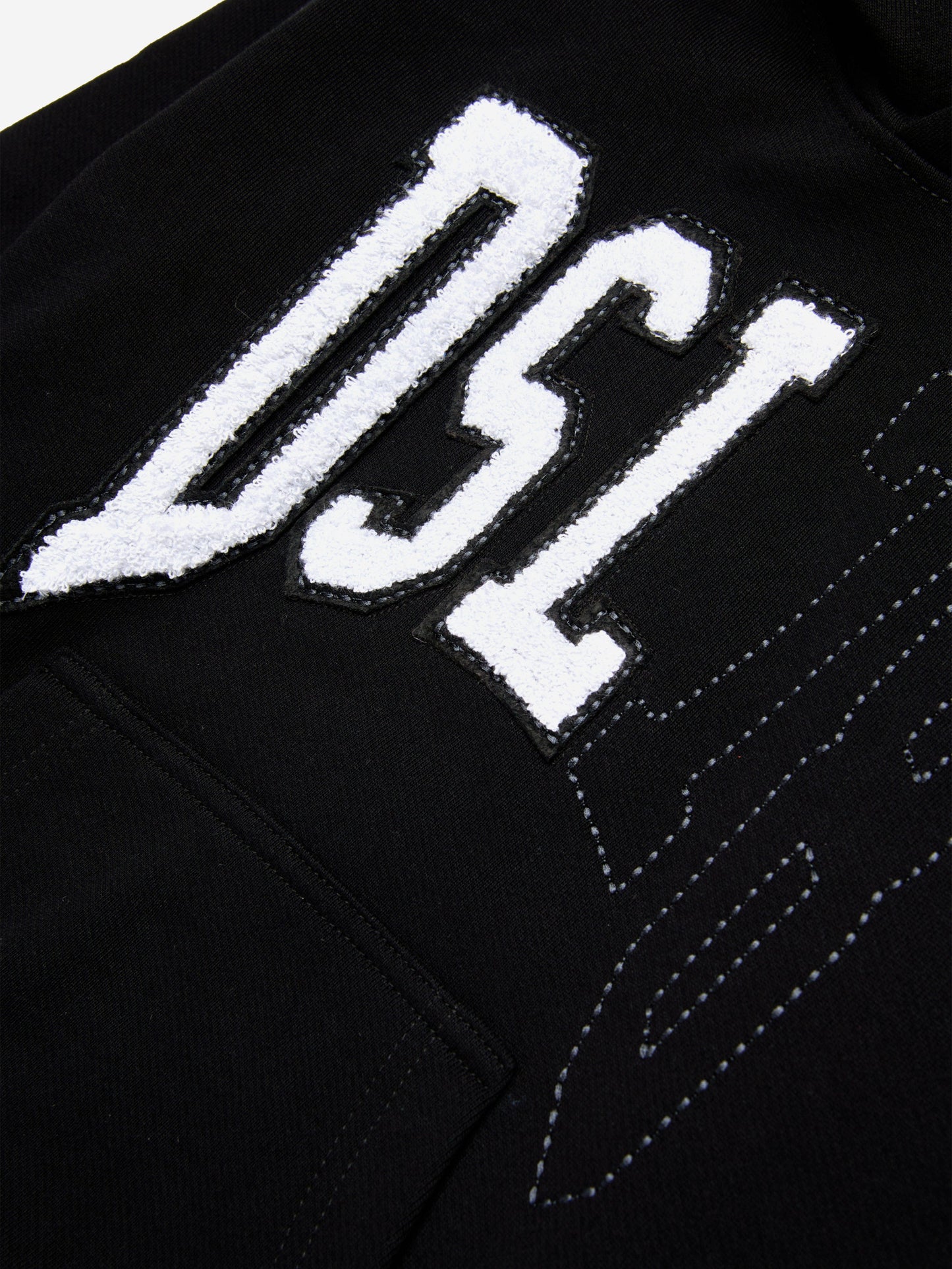 Boys Logo Hoodie in Black