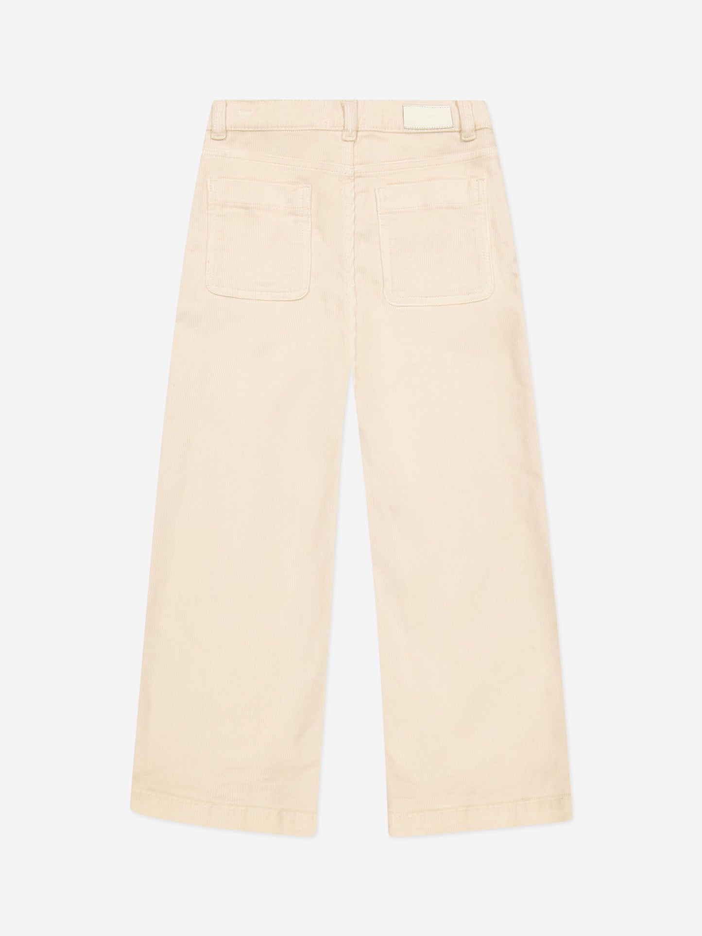 DL1961 女童 Lily 宽腿灯芯绒长裤(白色)