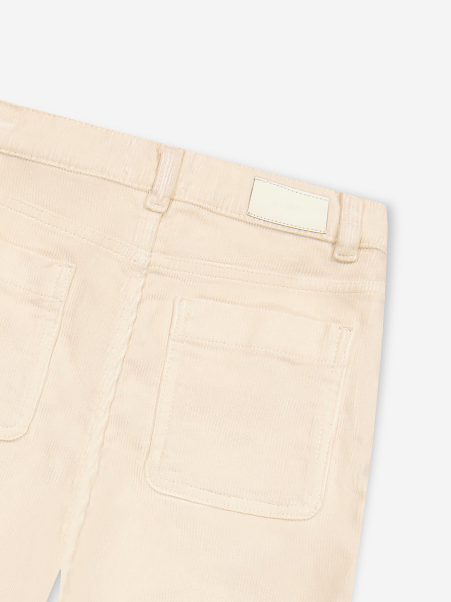 DL1961 女童 Lily 宽腿灯芯绒长裤(白色)