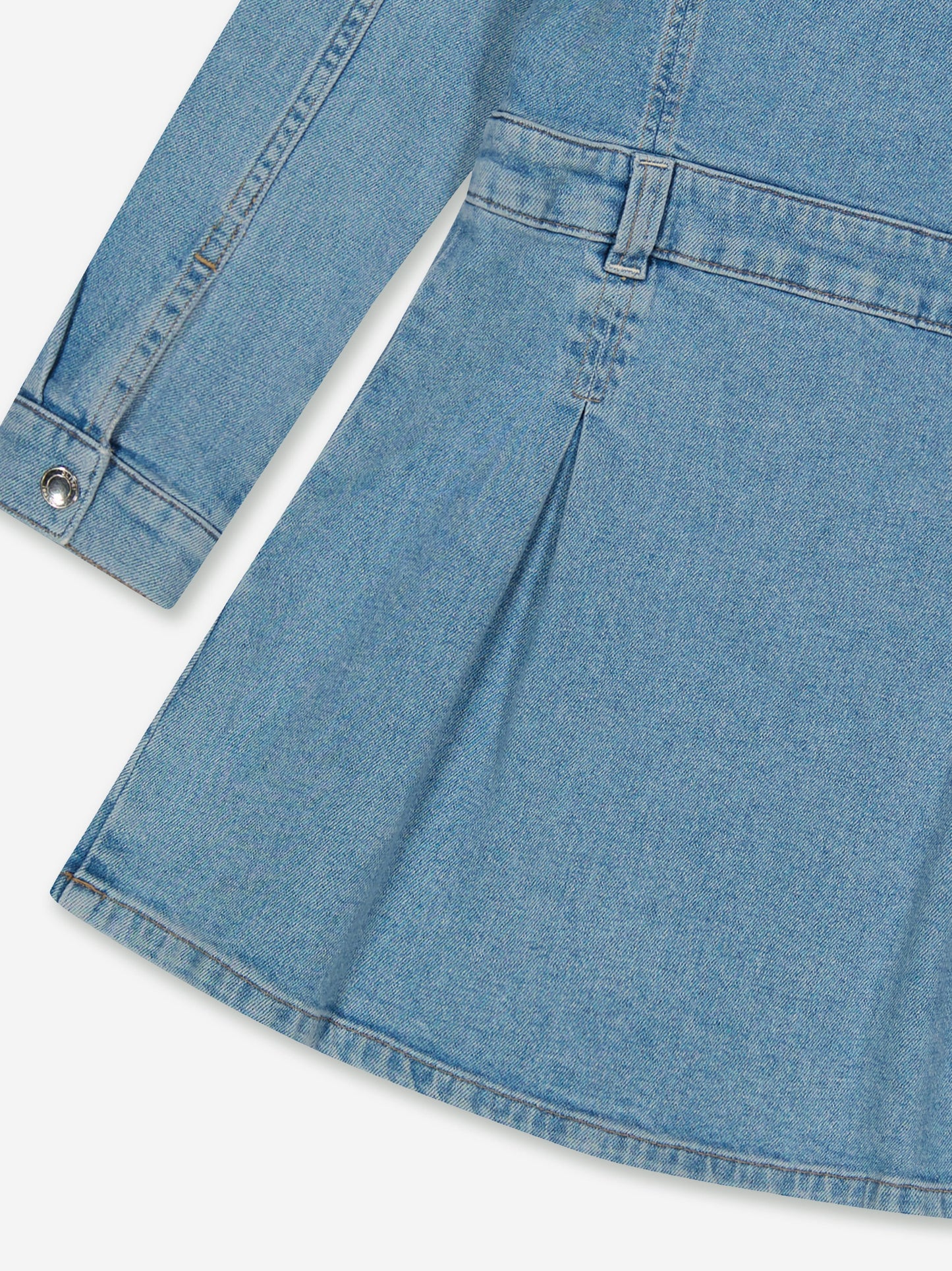 DL1961 女童 Manning 蓝色牛仔连衣裙