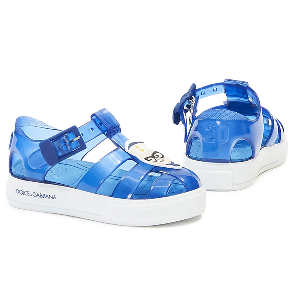 Baby Blue Pvc Sandals