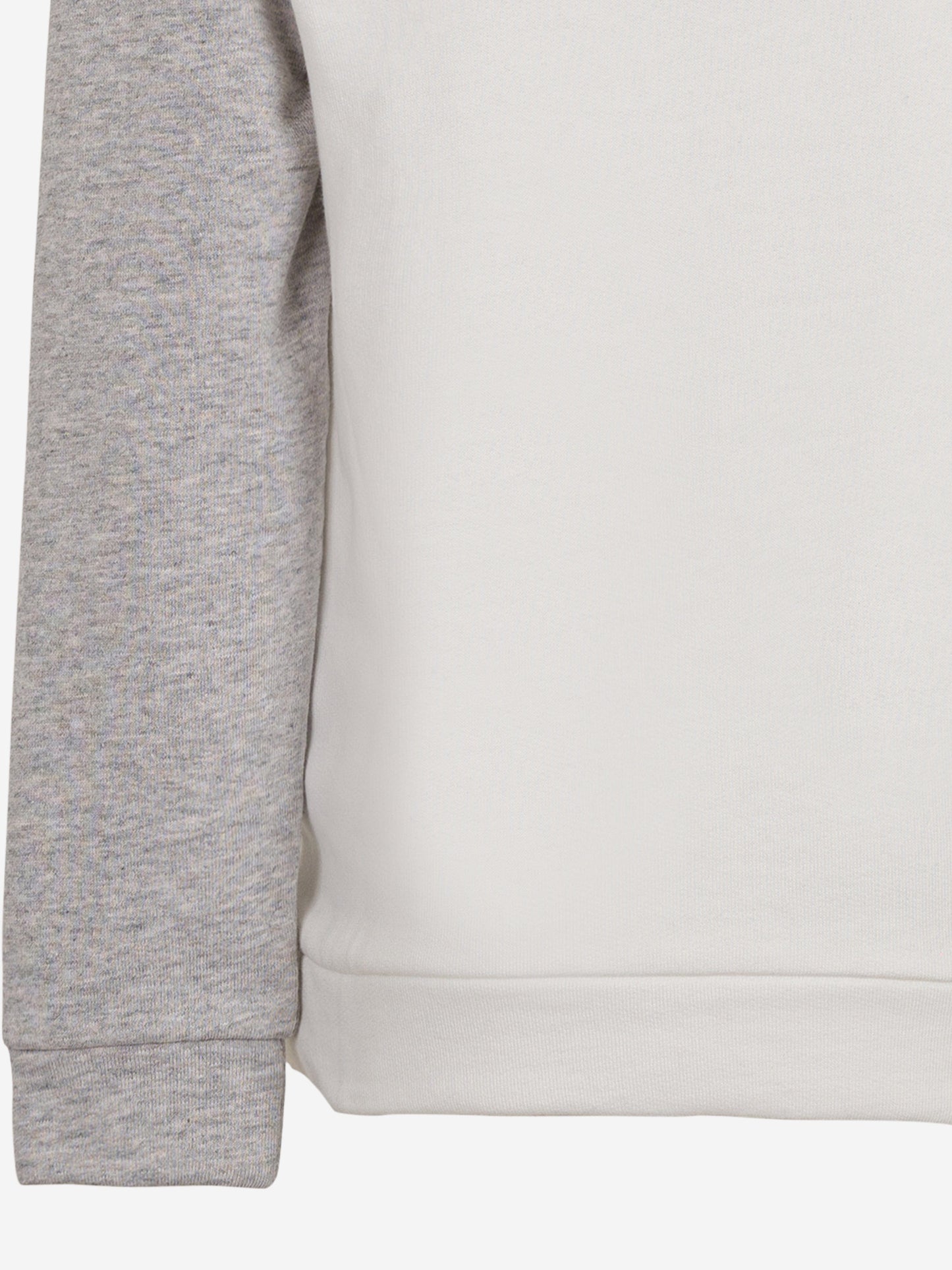 Boys Cotton Hoodie in Ivory