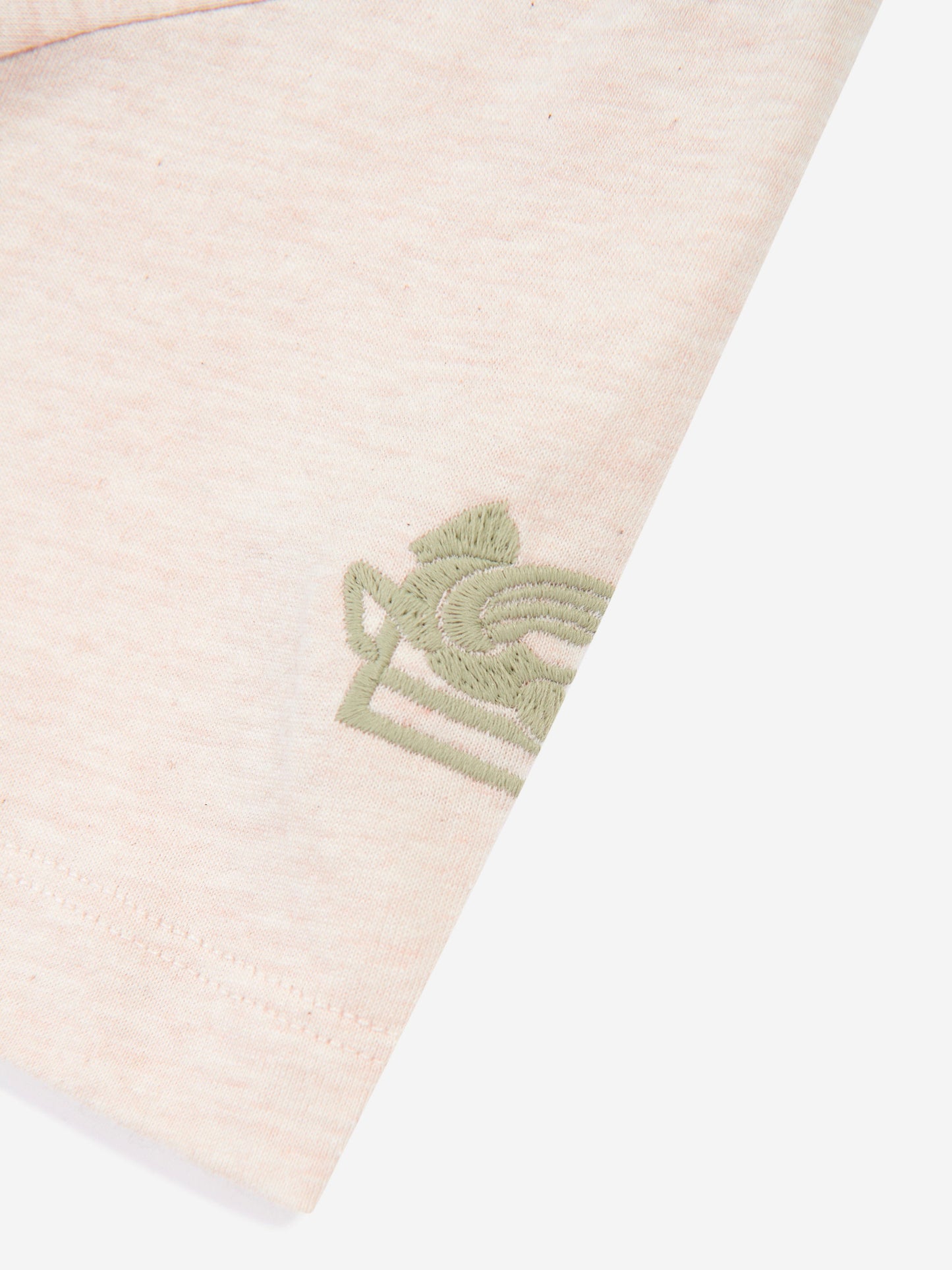 Etro 女童花卉徽标 T 恤(米色)