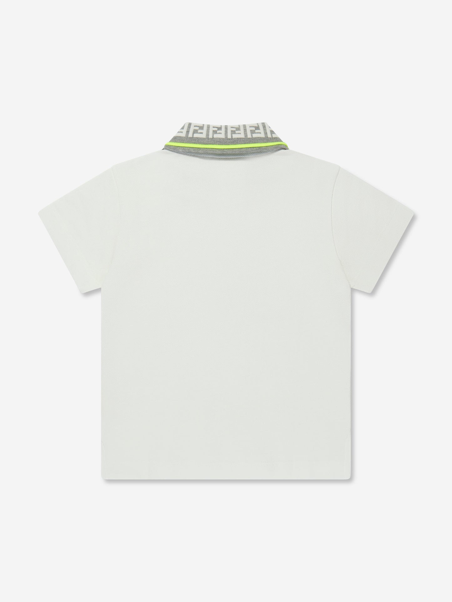 男童象牙色徽标 Polo 衫