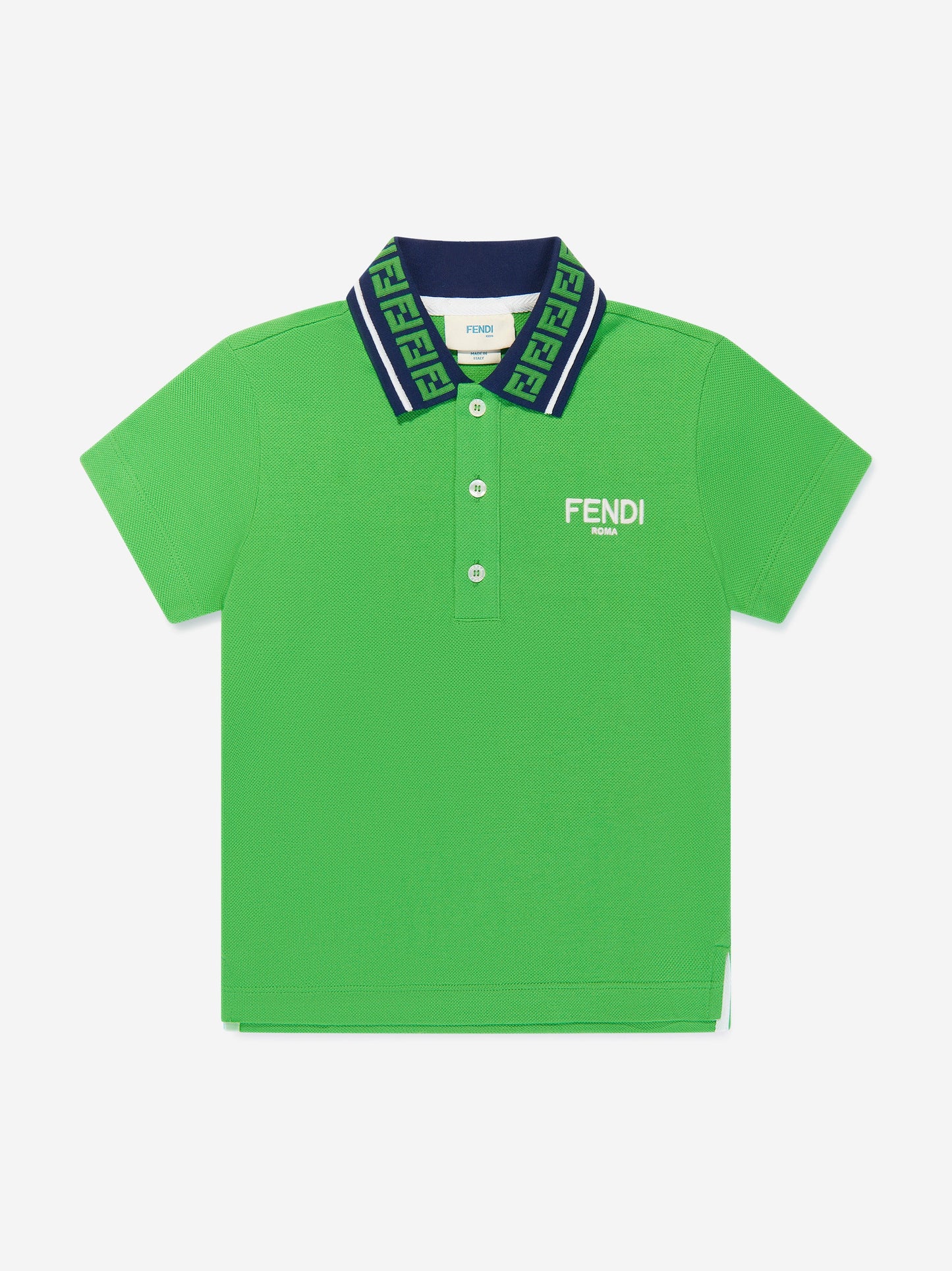 男童绿色徽标 Polo 衫