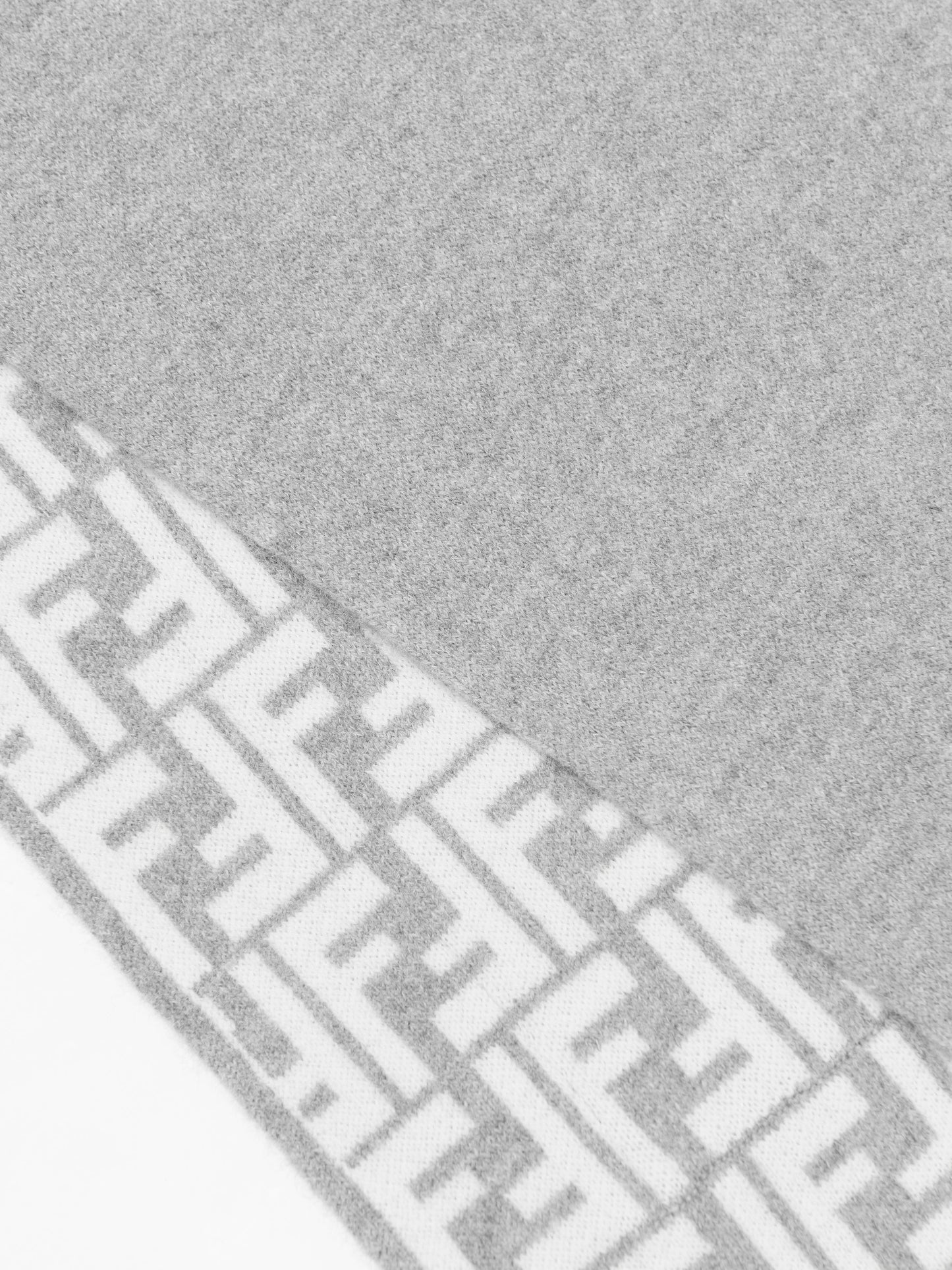 儿童 FF 双面围巾(灰色)