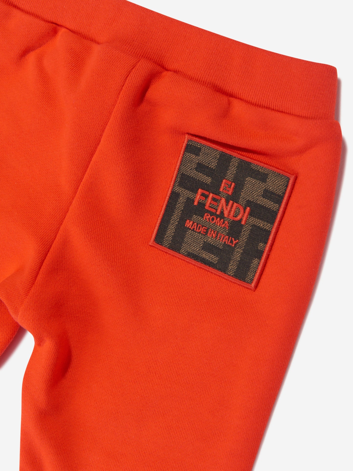 Fendi Baby Logo 红色慢跑裤