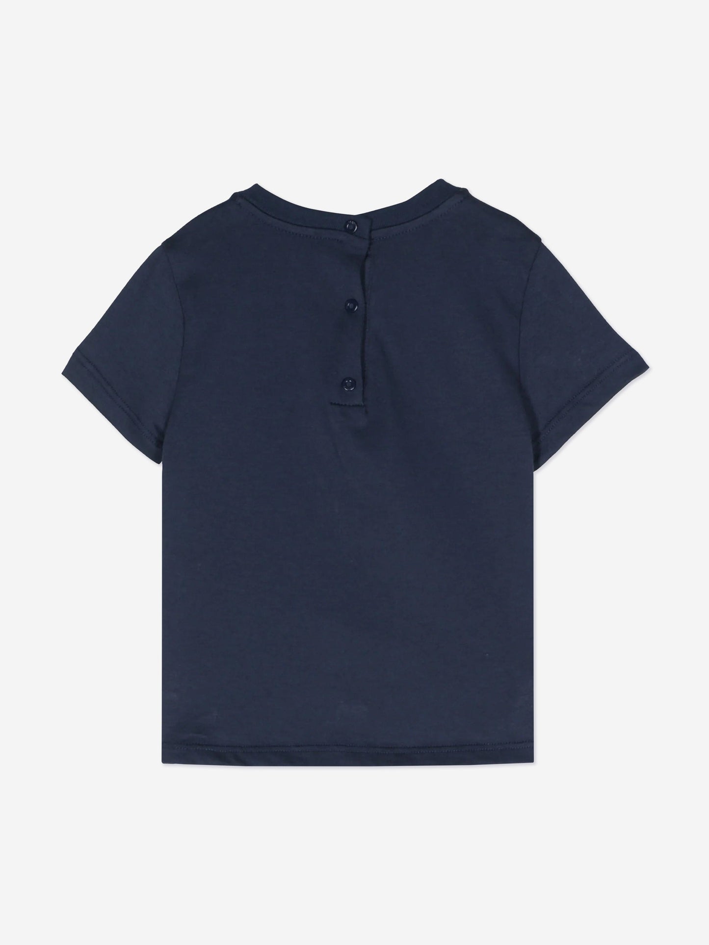 Fendi Baby FF Logo T恤(海军蓝)