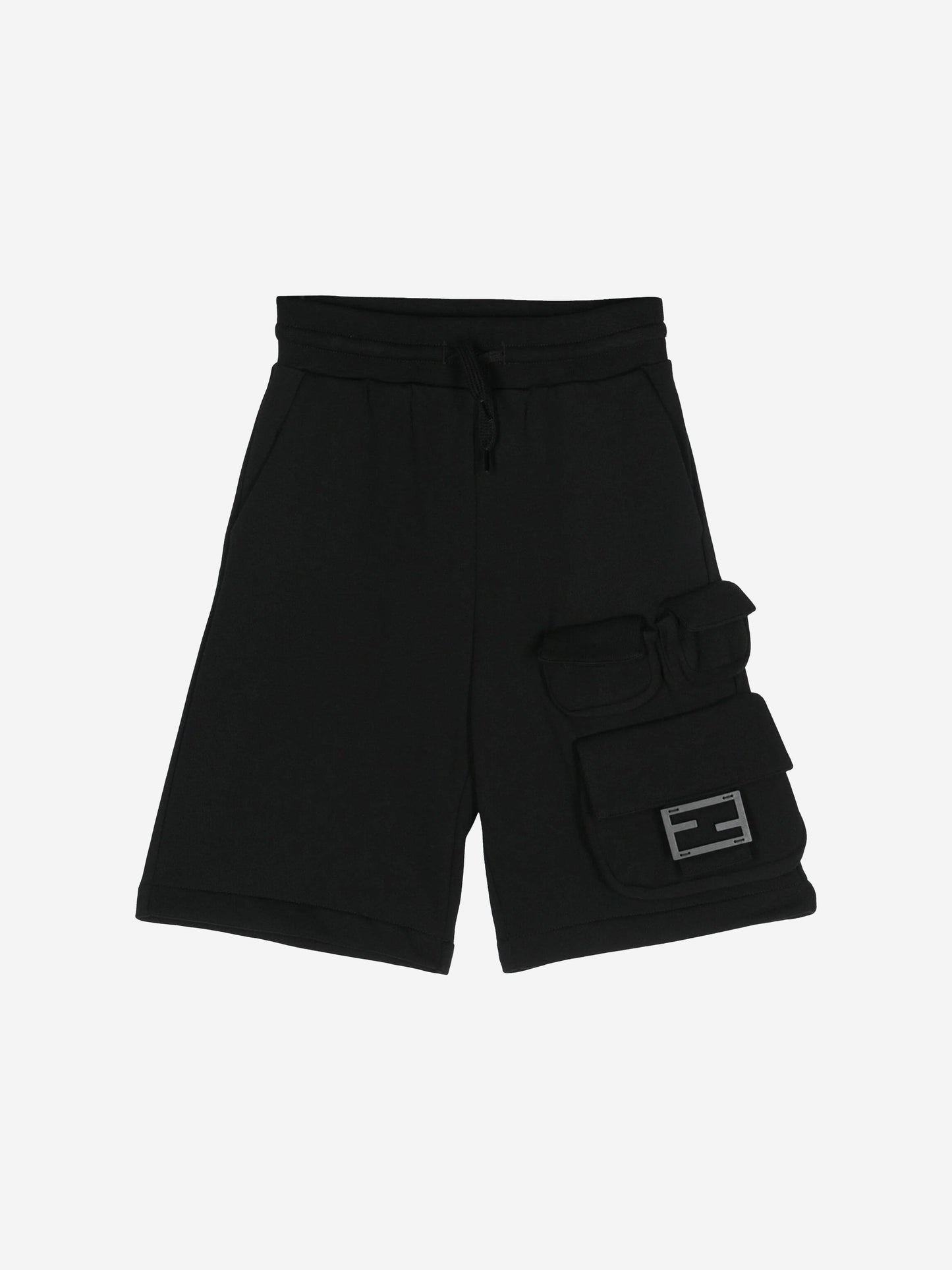 Fendi Boys FF 工装短裤(黑色)