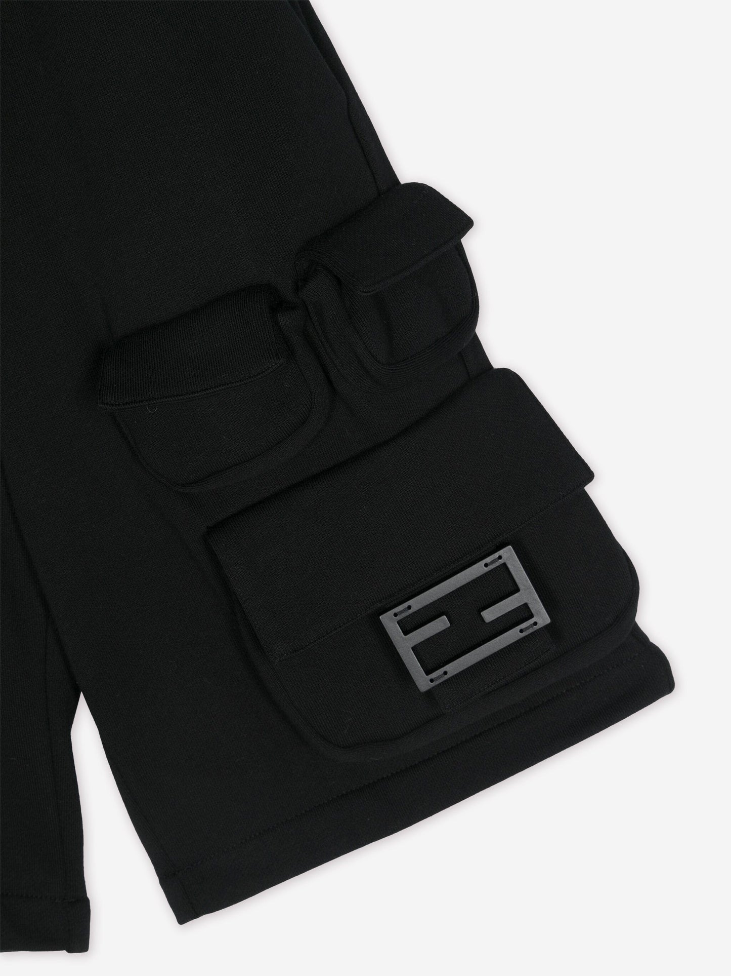 Fendi Boys FF 工装短裤(黑色)