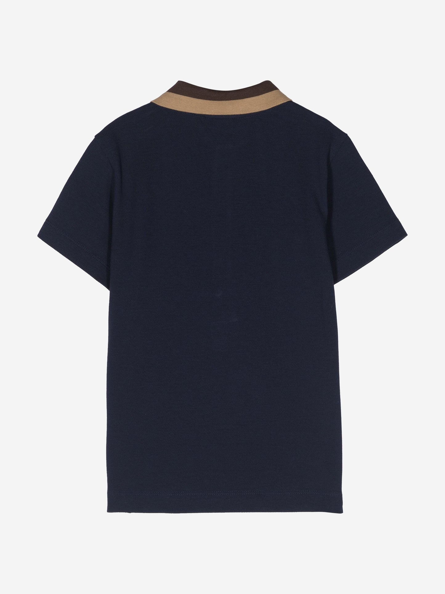 Fendi Boys FF Logo 海军蓝 Polo 衫