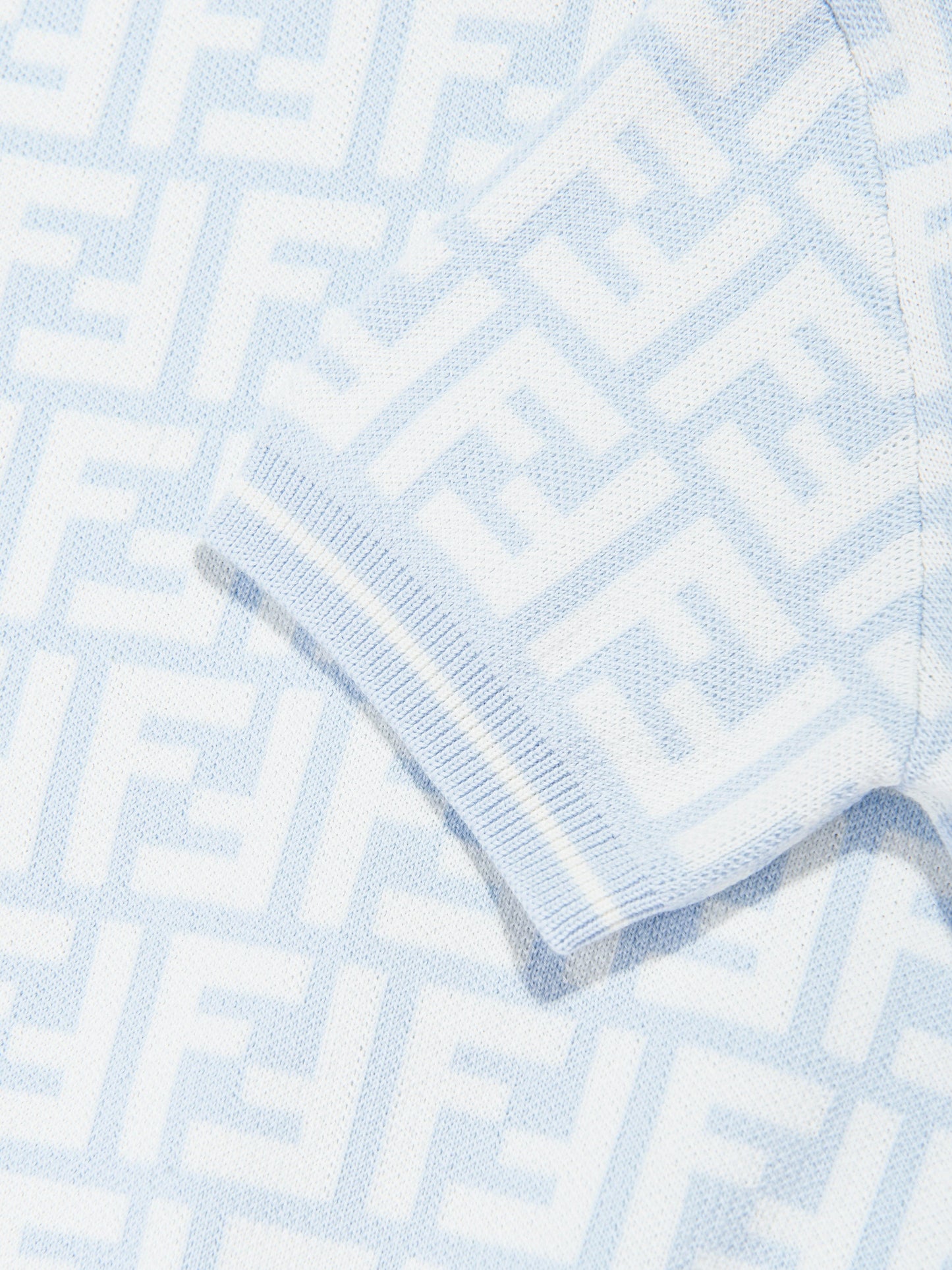 Baby Boys FF Logo Polo Shirt in Blue