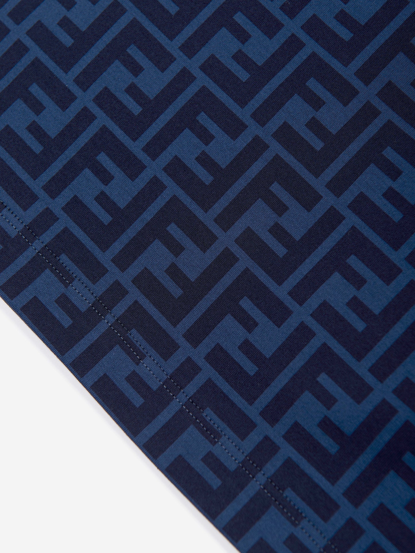 Kids FF Logo T-Shirt in Navy