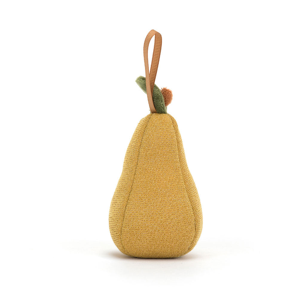欢乐节庆梨圣诞挂饰(10x6x6cm)