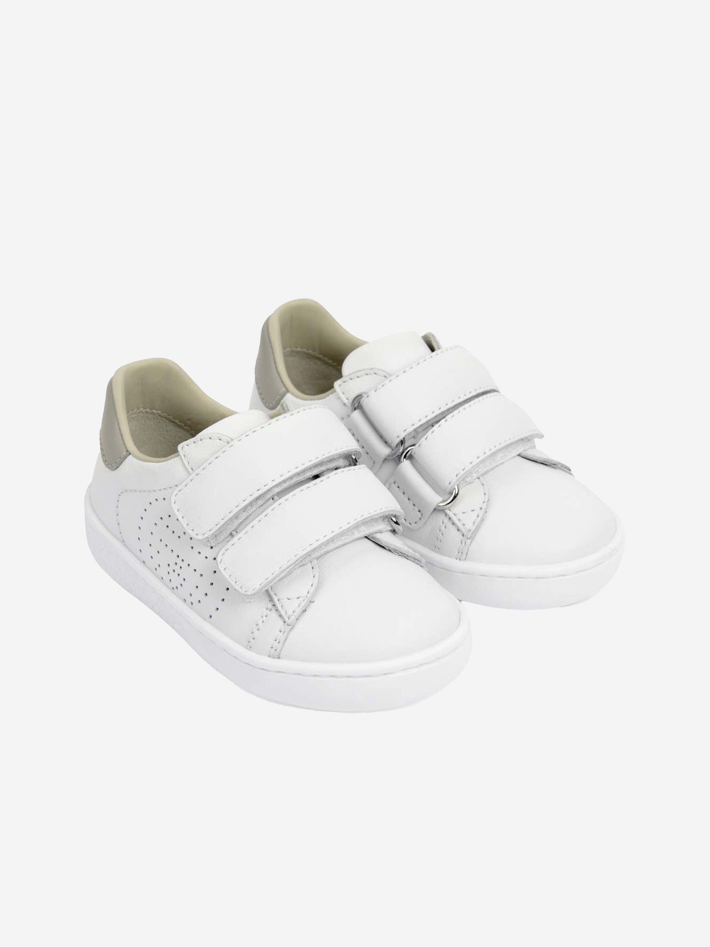 GUCCI 皮革 New Ace 魔术贴运动鞋