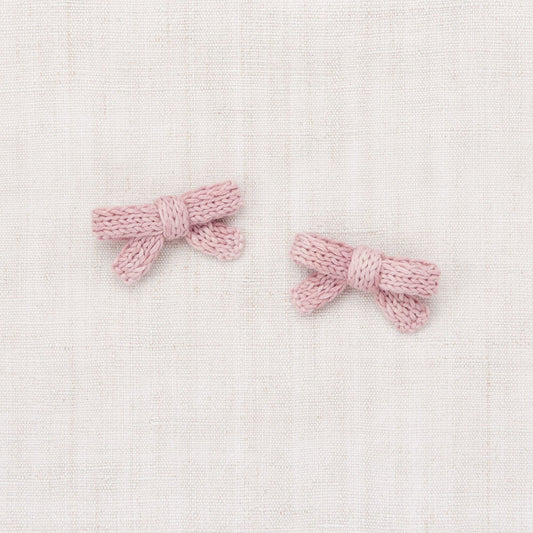 女童粉色蝴蝶结发夹