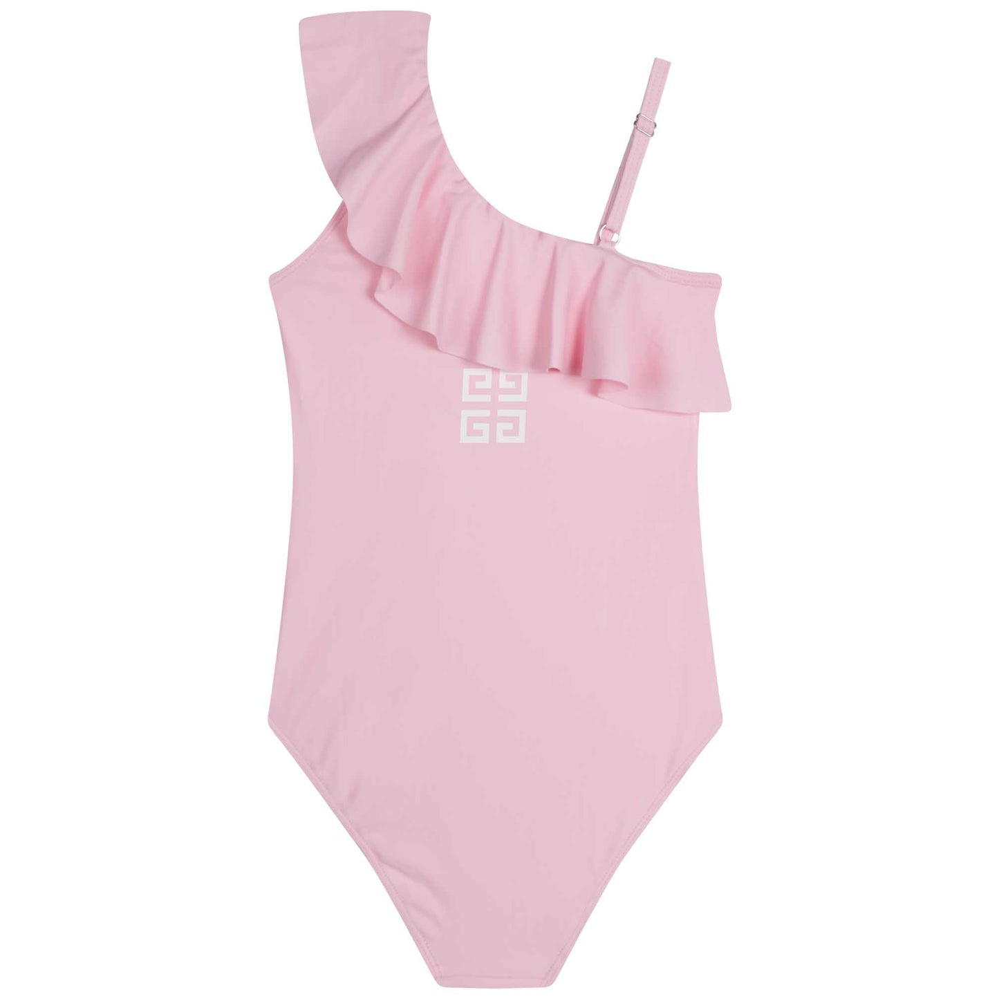 女童粉色Logo泳衣