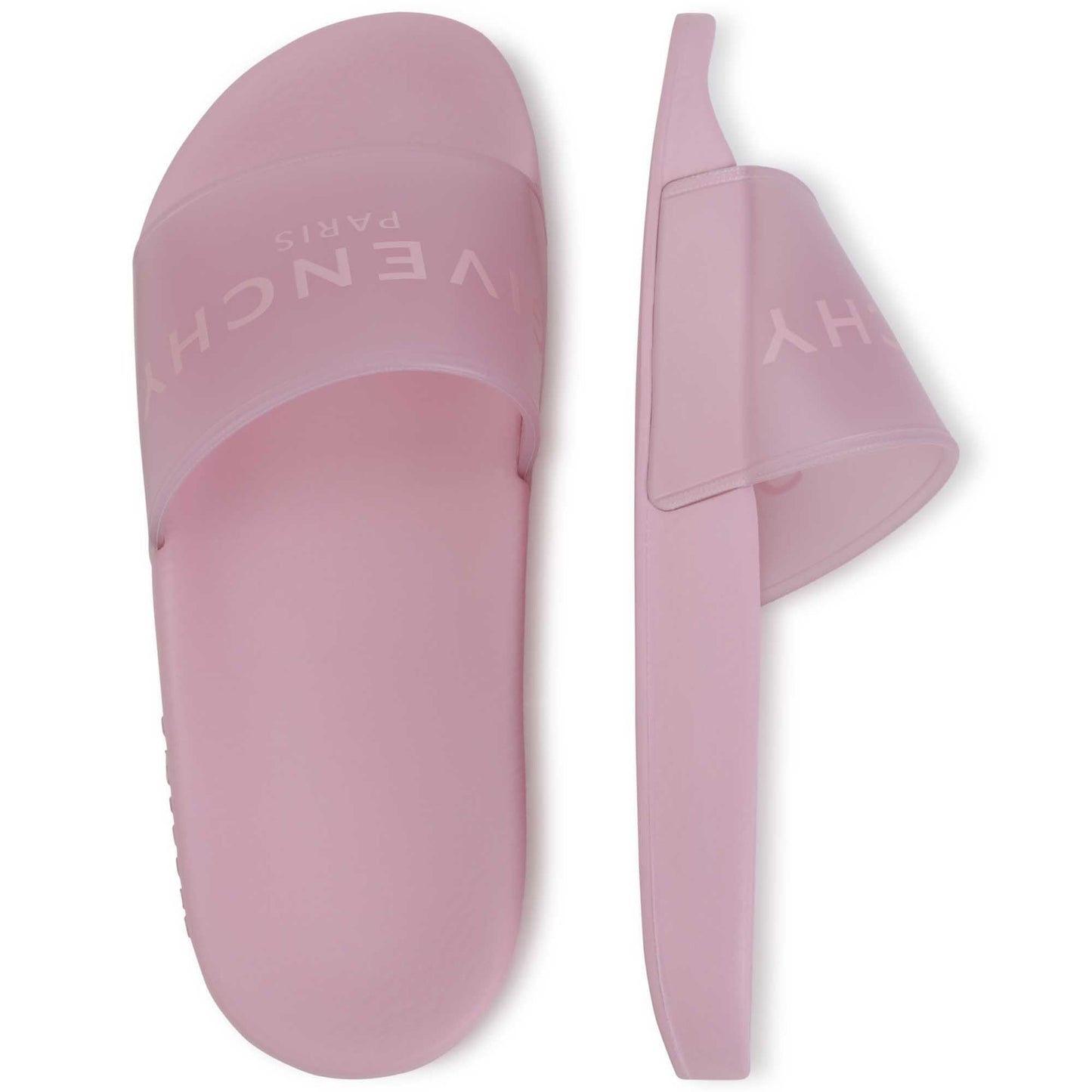 女童粉色Logo拖鞋