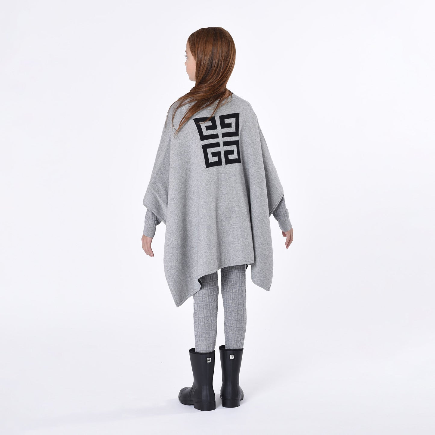 女童黑色Logo雨鞋