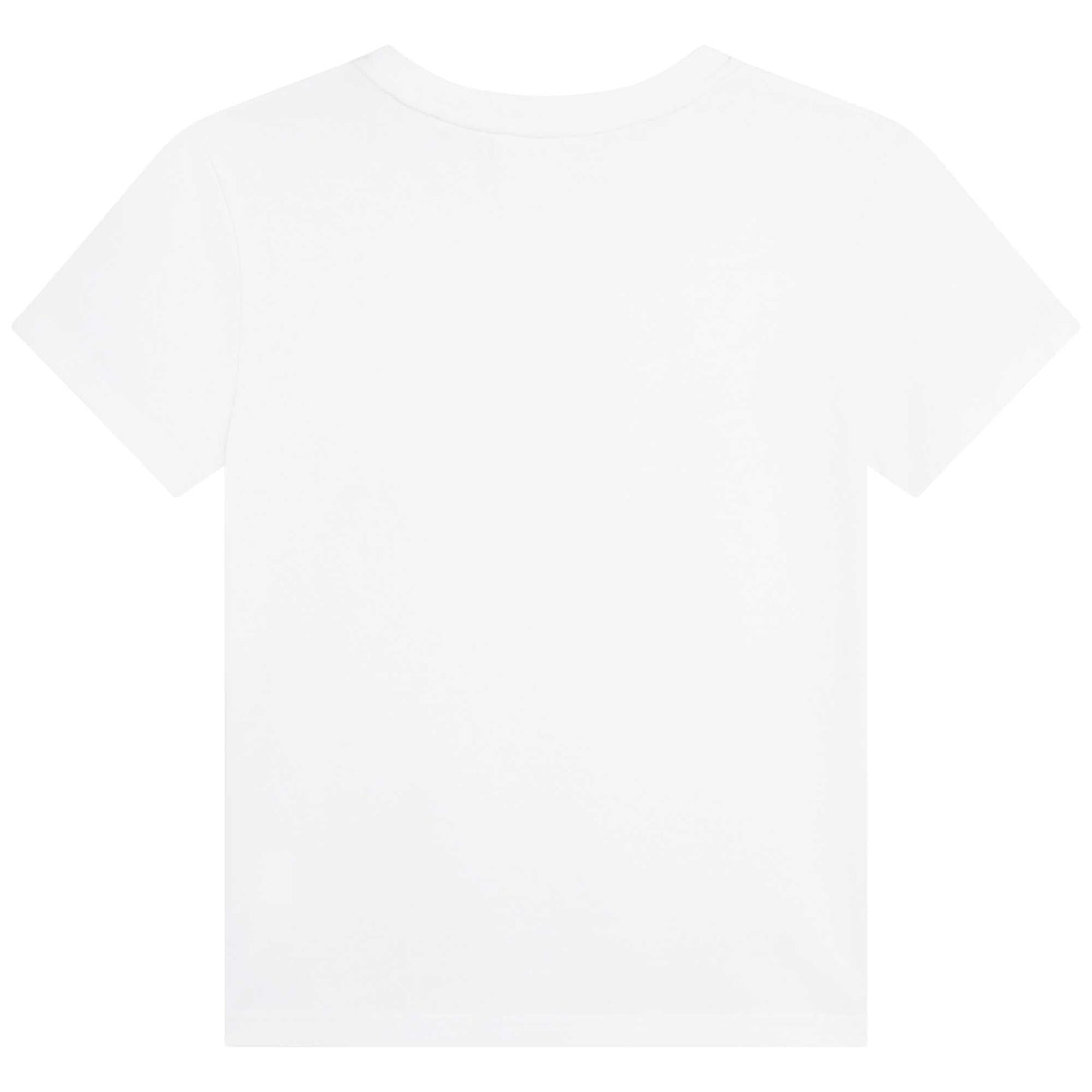 男童白色Logo棉T恤