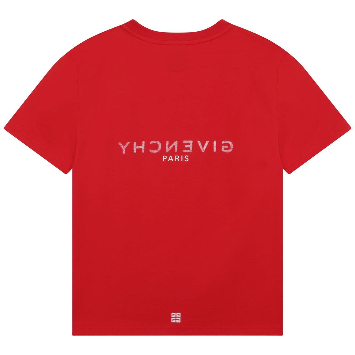 男童红色Logo棉T恤