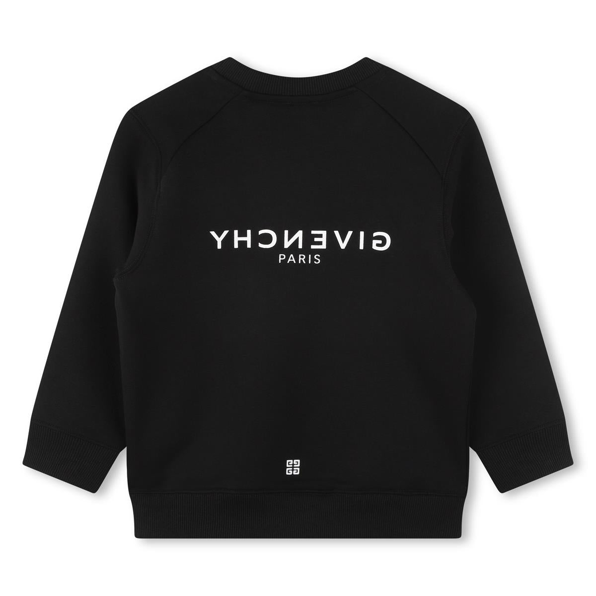 男童黑色Logo卫衣