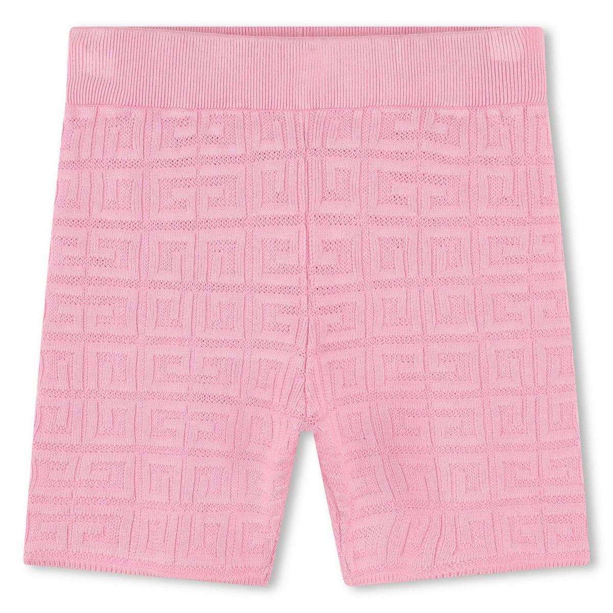 女童粉色Logo短裤