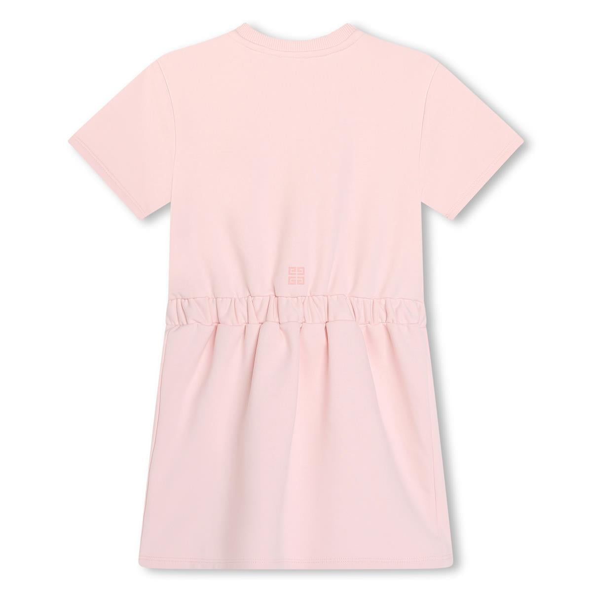 女童粉色Logo连衣裙