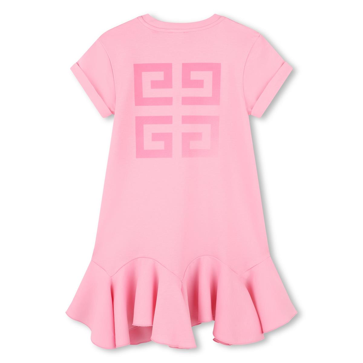 女童粉色Logo连衣裙