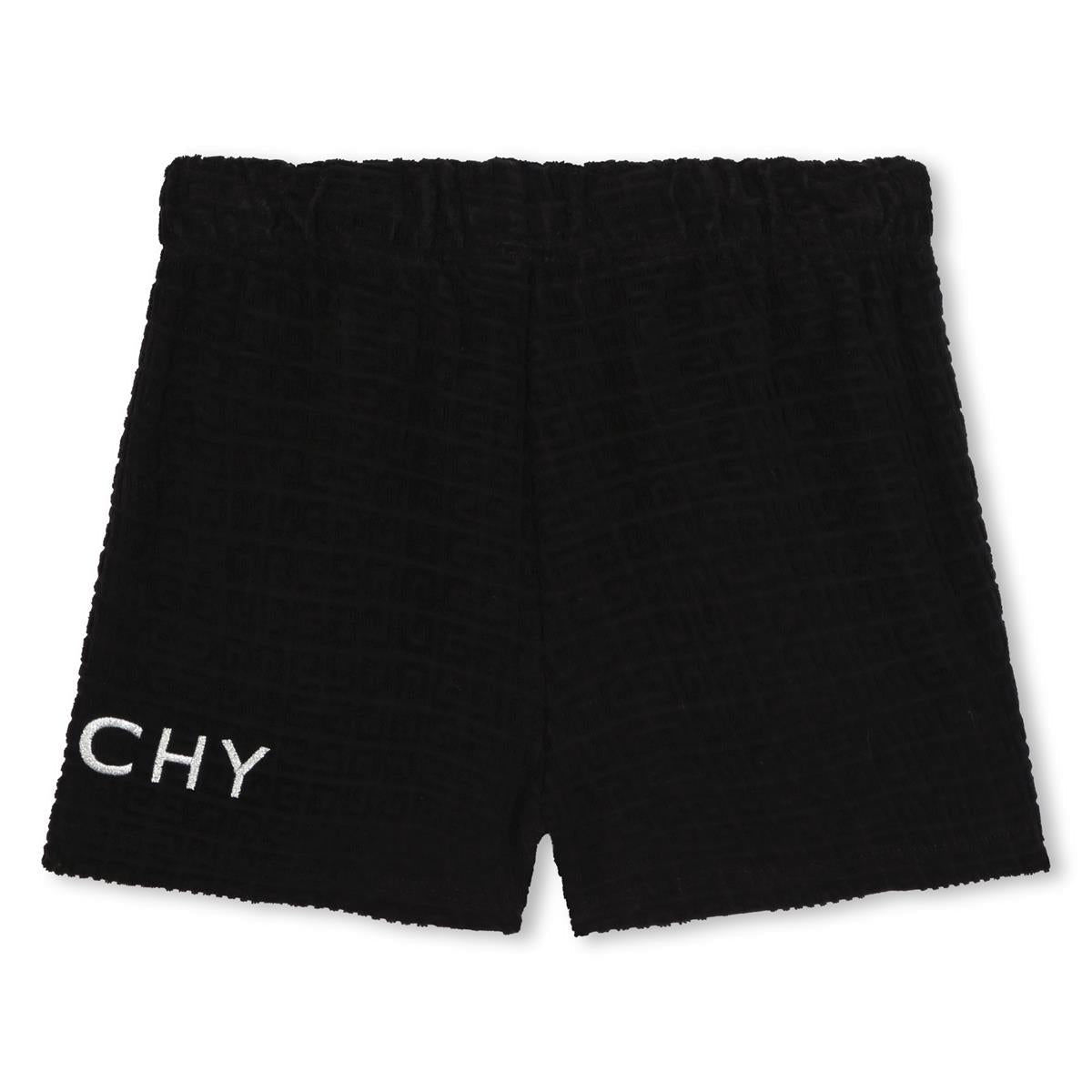 女童黑色Logo短裤