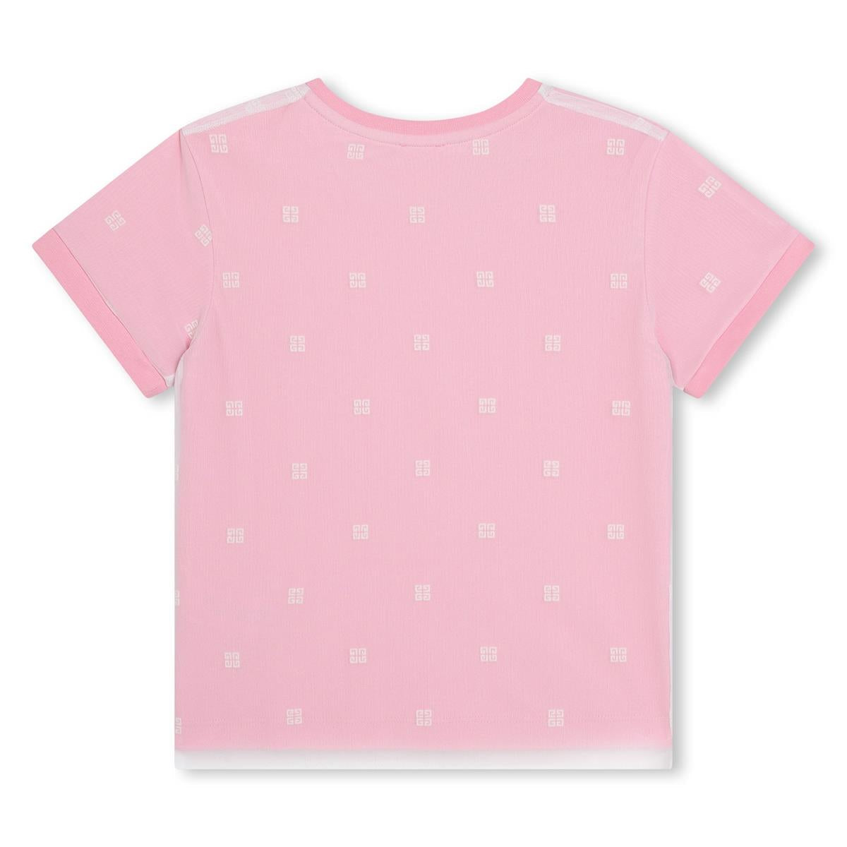 女童粉色Logo T恤