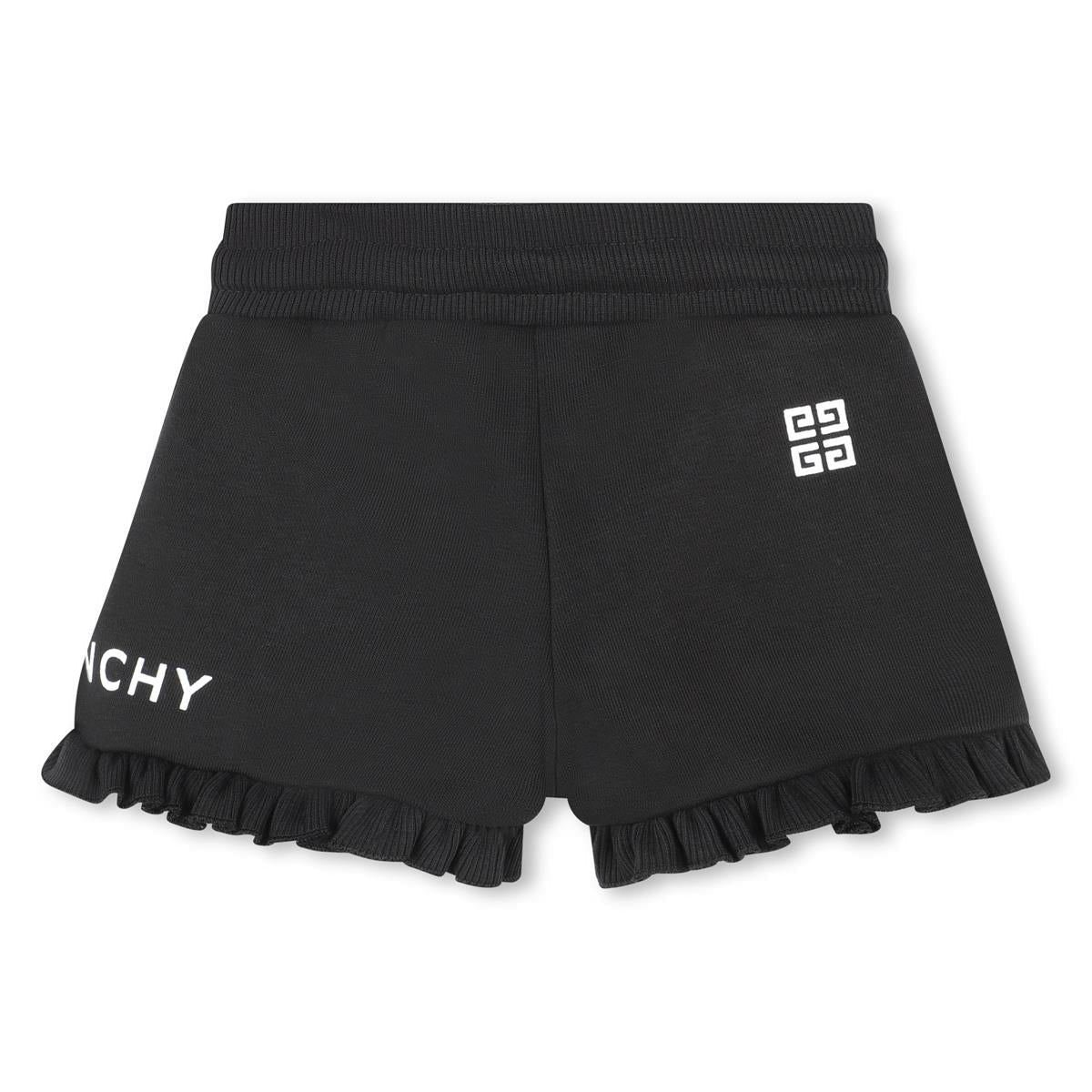 女童黑色Logo短裤