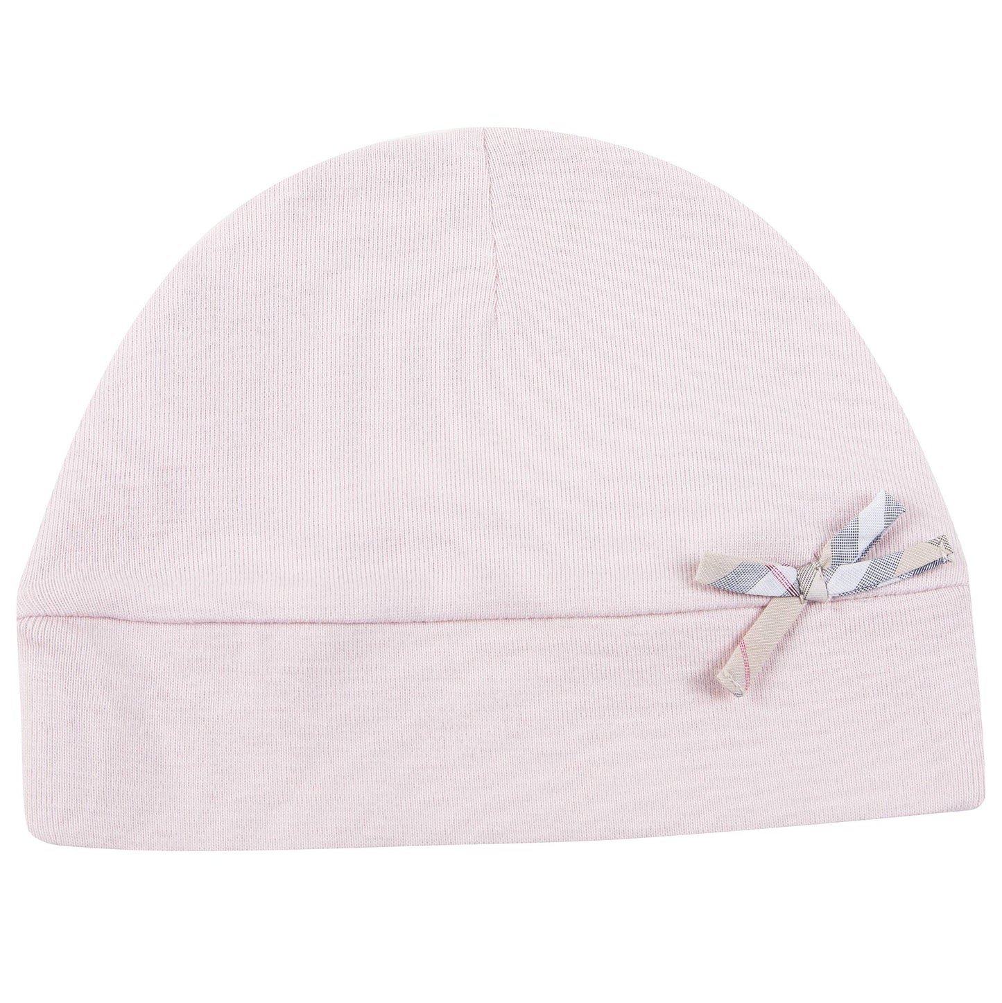 Baby Girls Powder Pink Cotton Three-piece Gift Set