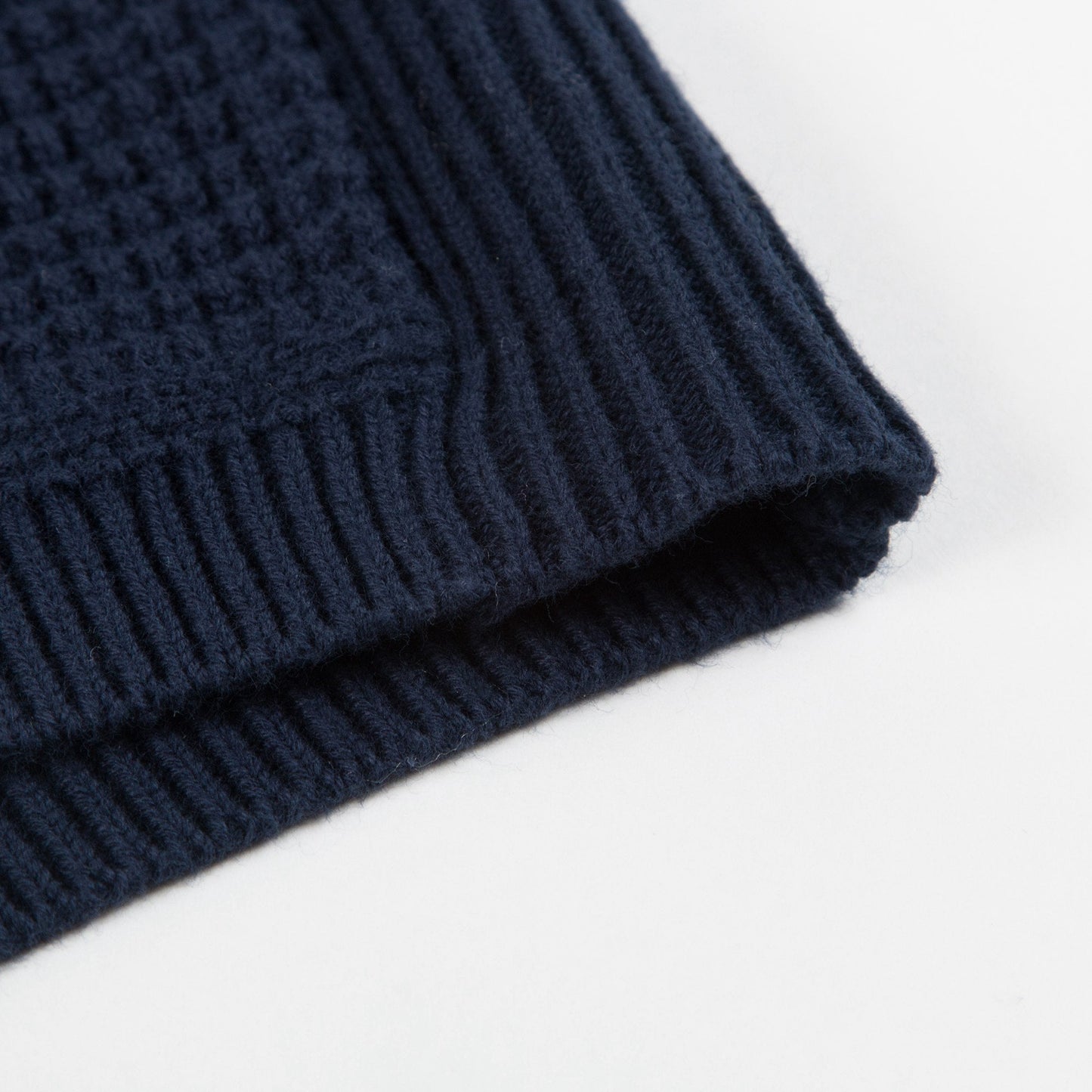 Baby Boys Navy Blue Cotton Sweater