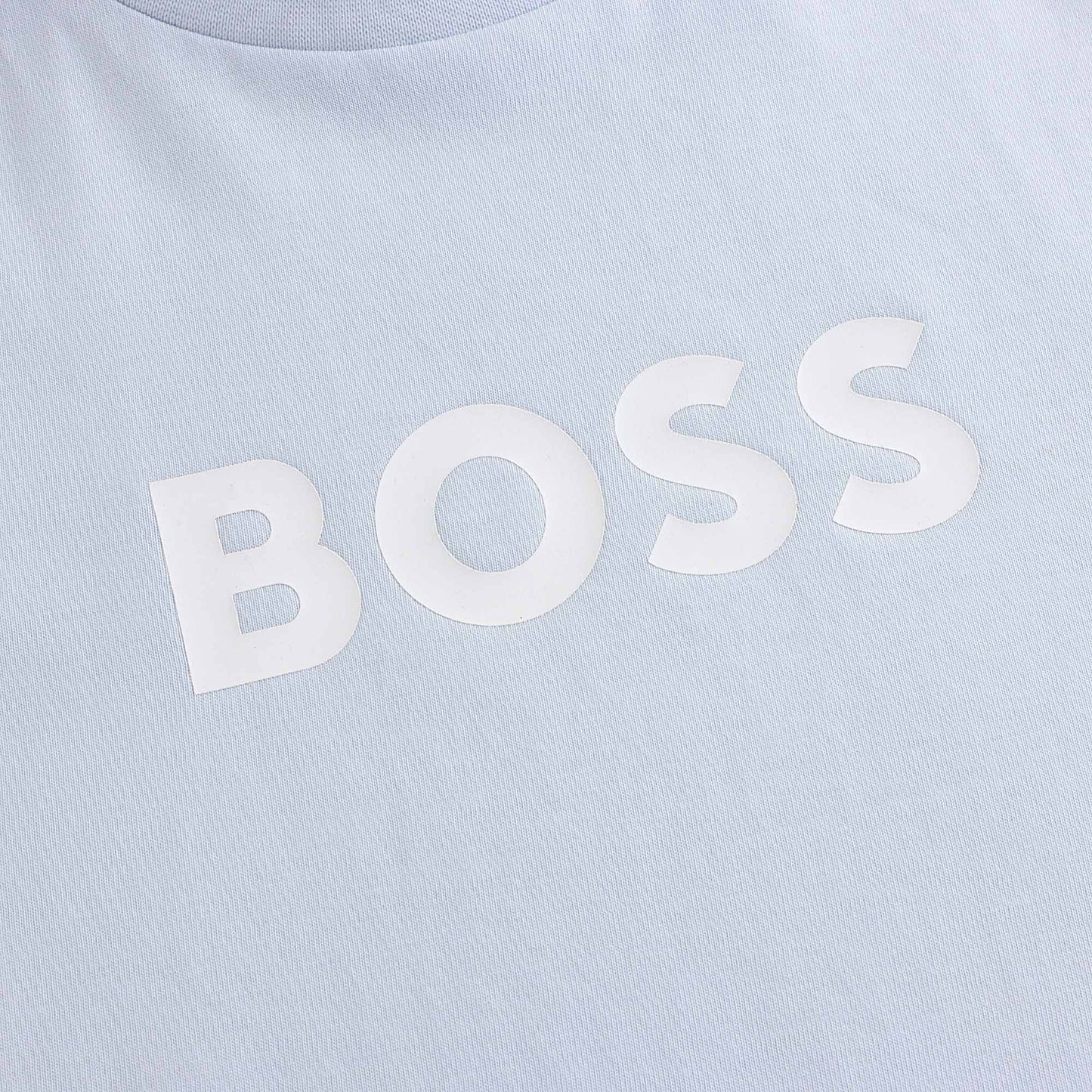 男童浅蓝色Logo棉T恤