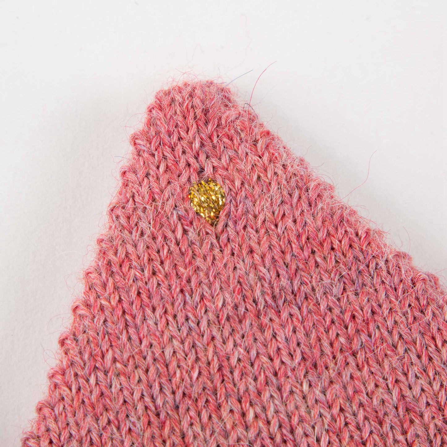 Baby Rose Pink Alpaca Wool Crown