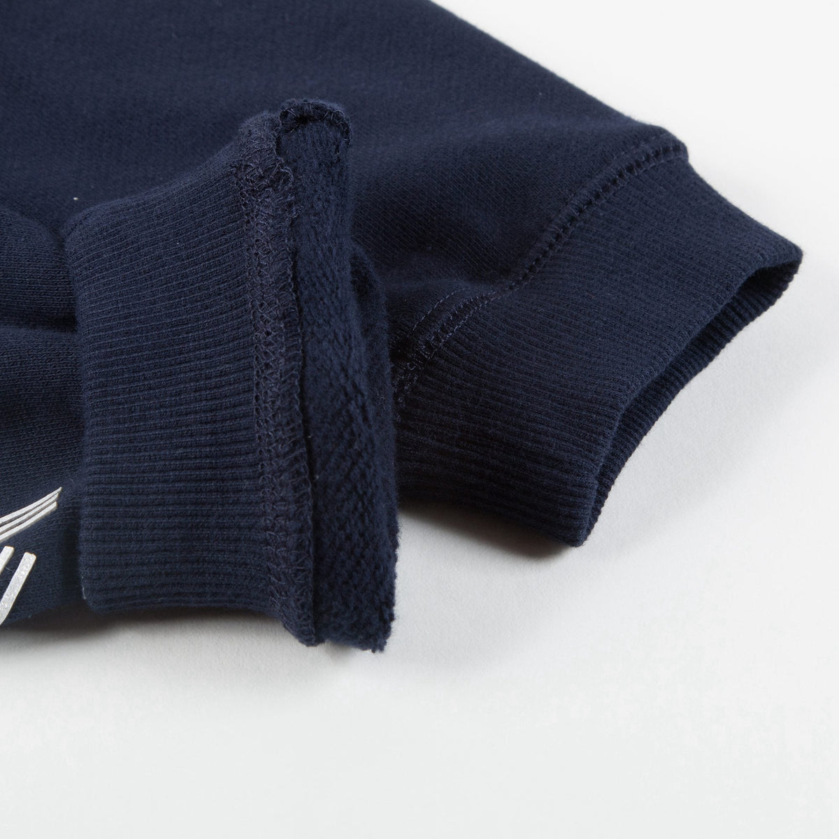 Girls Dark Blue Cotton Tracksuit Trousers