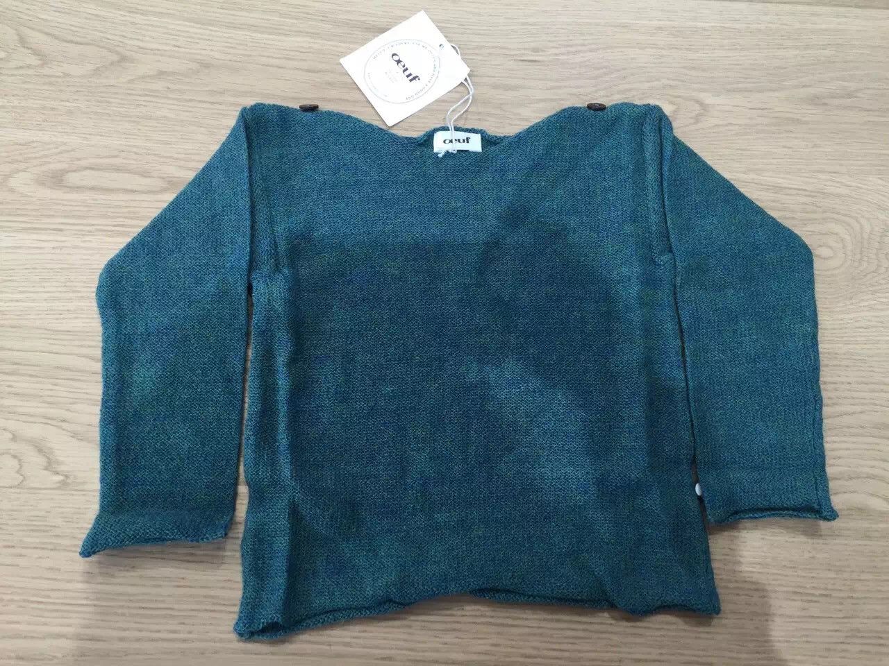 Baby Blue Alpaga Wool Sweater