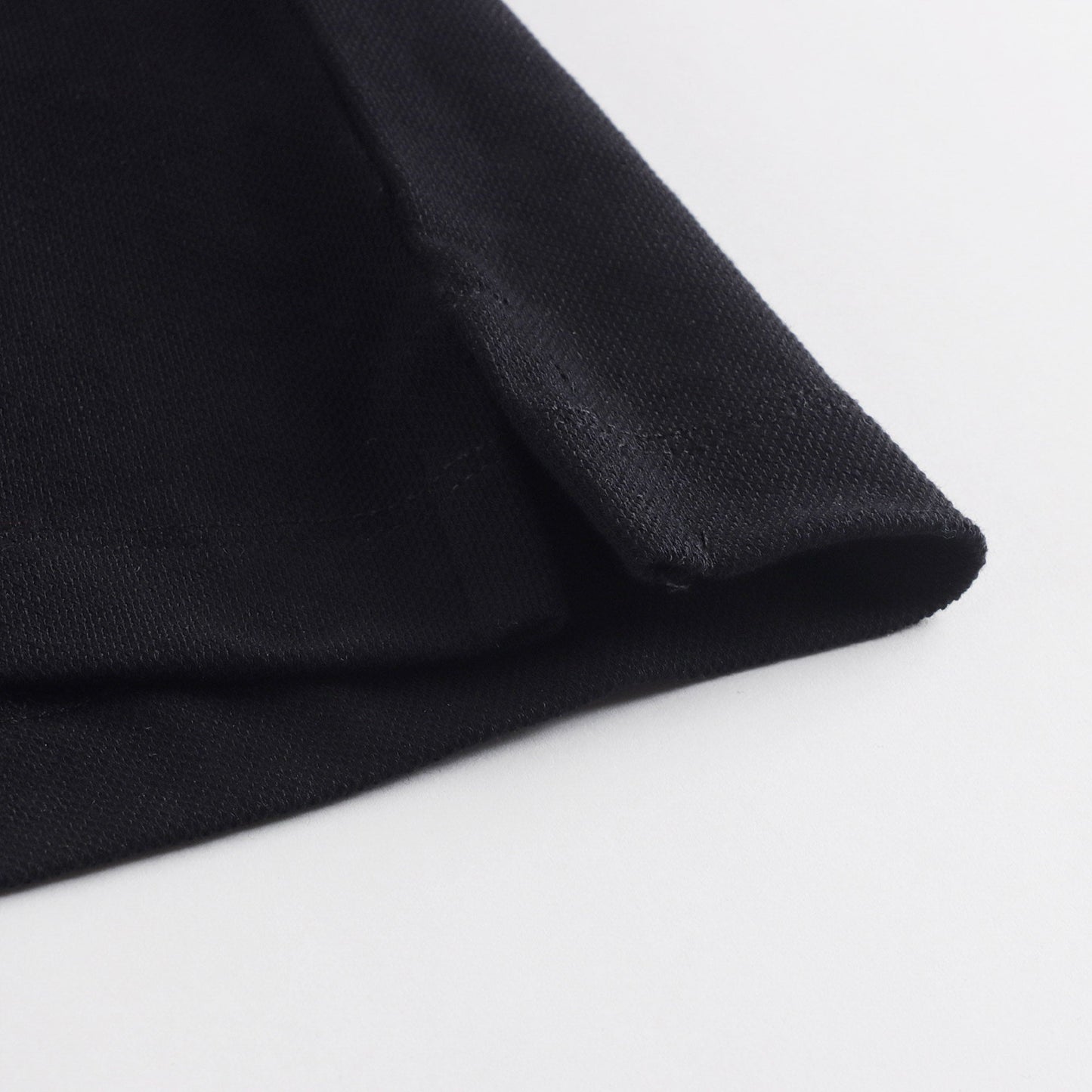 男童黑色棉Polo衫