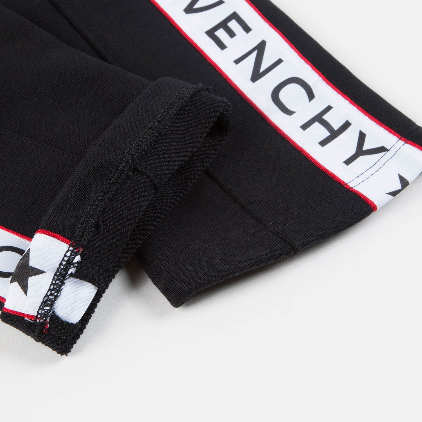 Girls Black Logo Cotton Jogging Pants