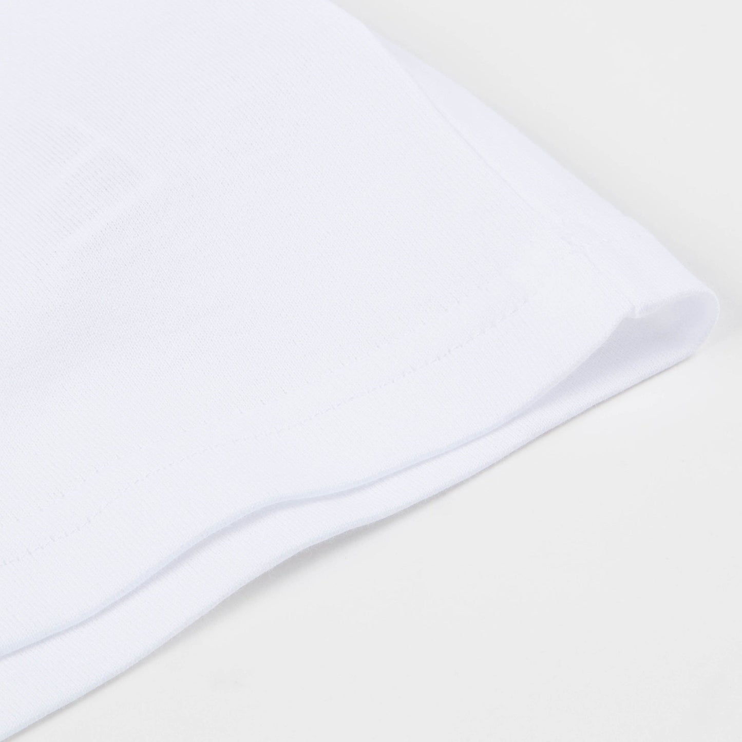 Girls White Logo Cotton T-shirt